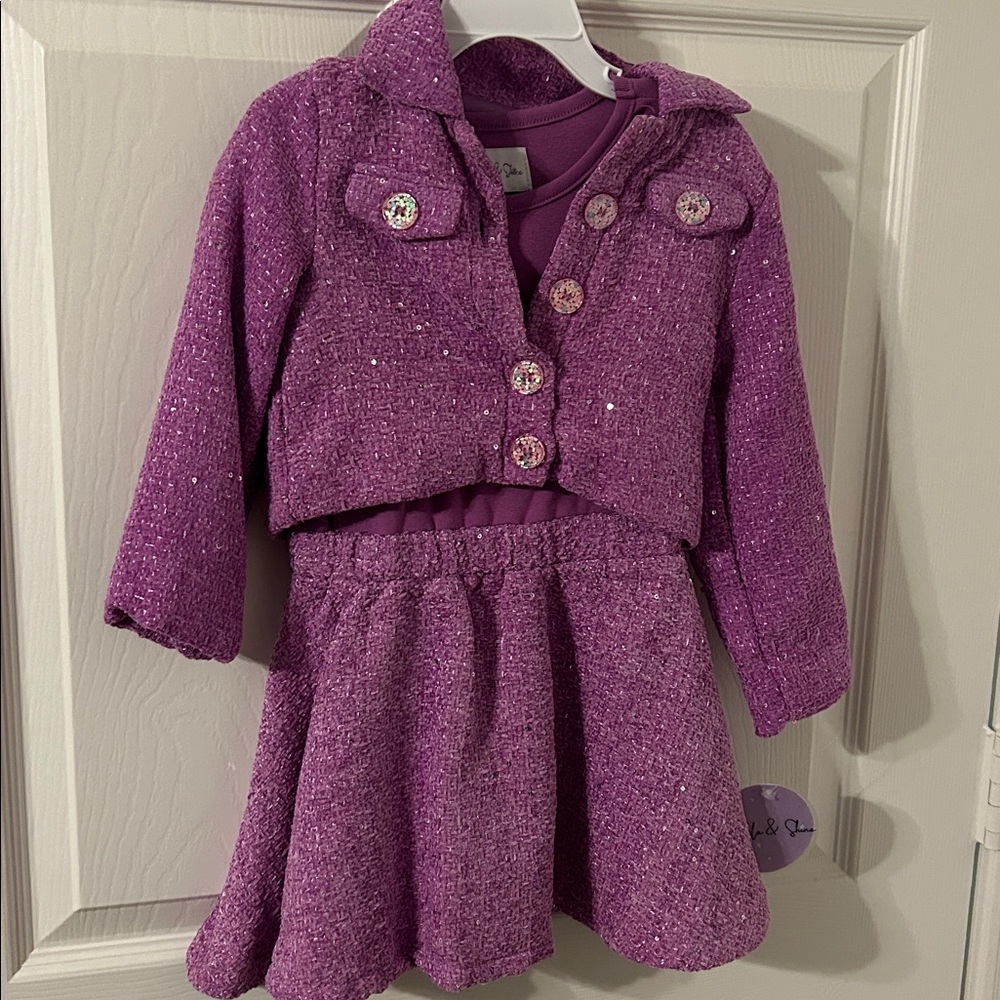Sparkle & Shine Purple 2 Piece Set